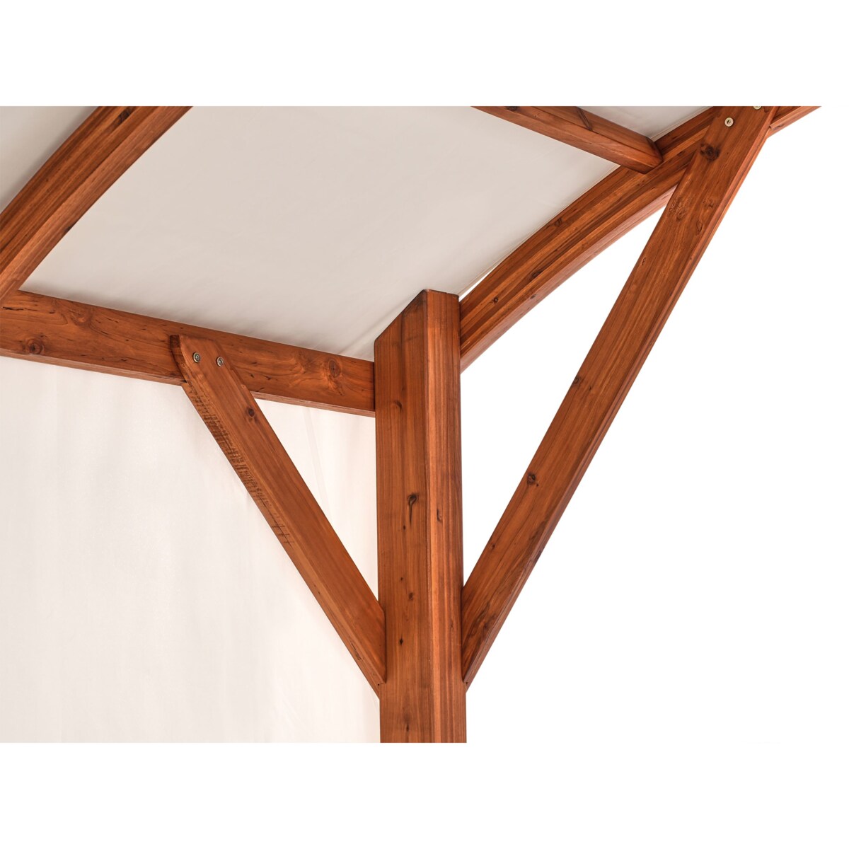 Pawilon ogrodowy 303 x 300 cm złamana biel SCOPELLO