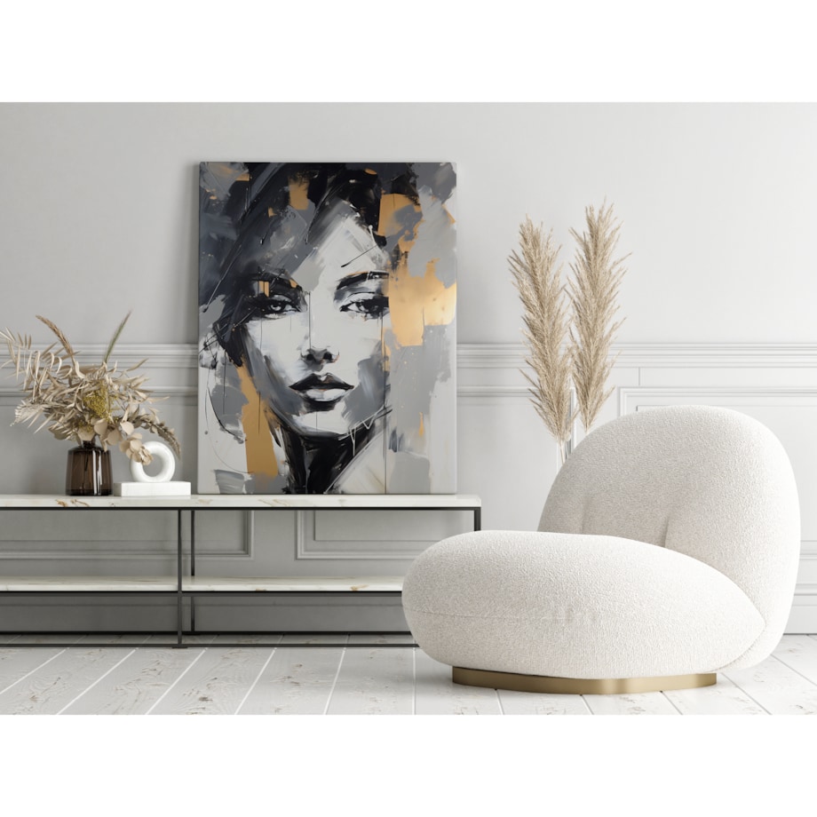 Obraz Do Salonu TWARZ Portret Abstrakcja 80x120cm