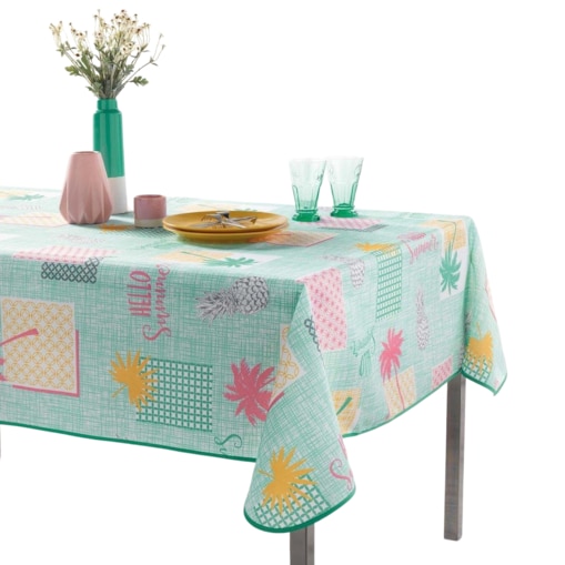 Obrus prostokątny na stół PLAYA, 150 x 240 cm, w nadruki