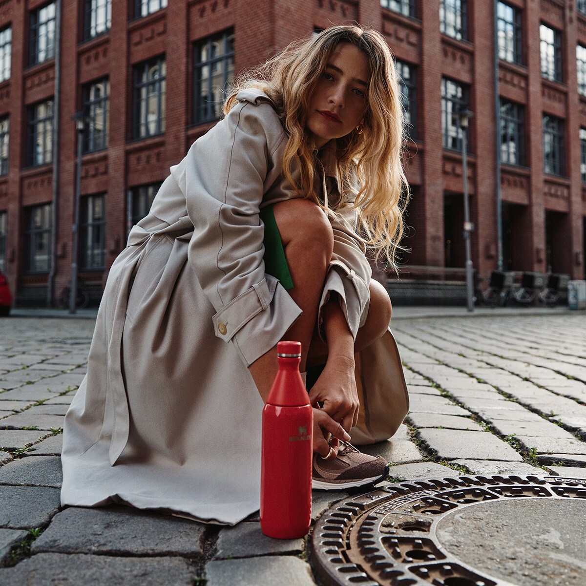 Stanley - Stanley butelka All Day Slim 0.6 L Hot Coral Gloss