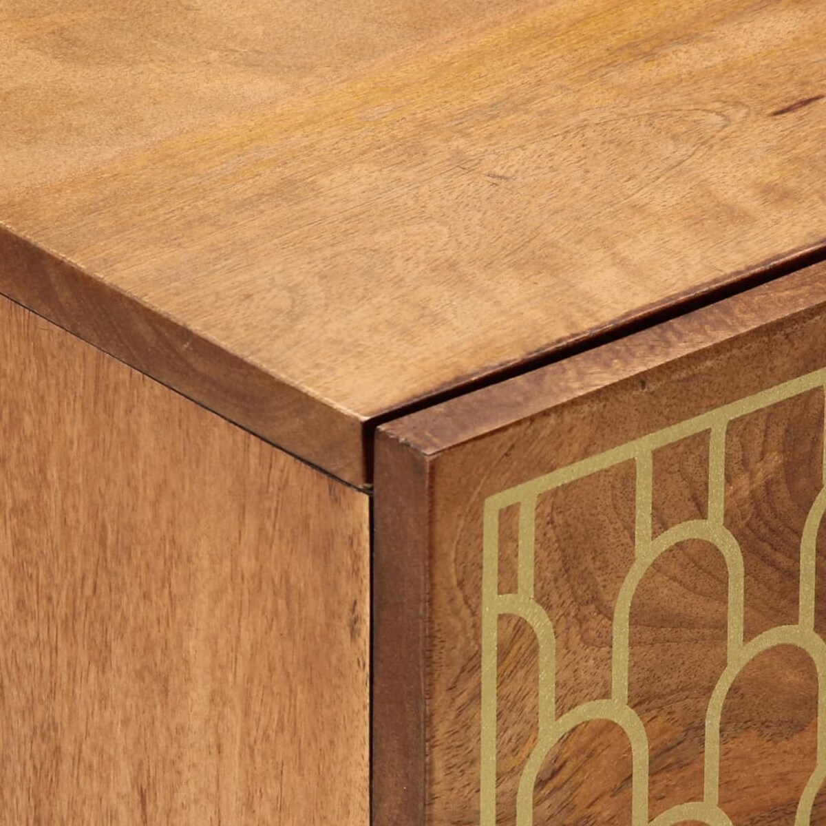 vidaXL Szafka nocna, 40x33x46 cm, lite drewno mango