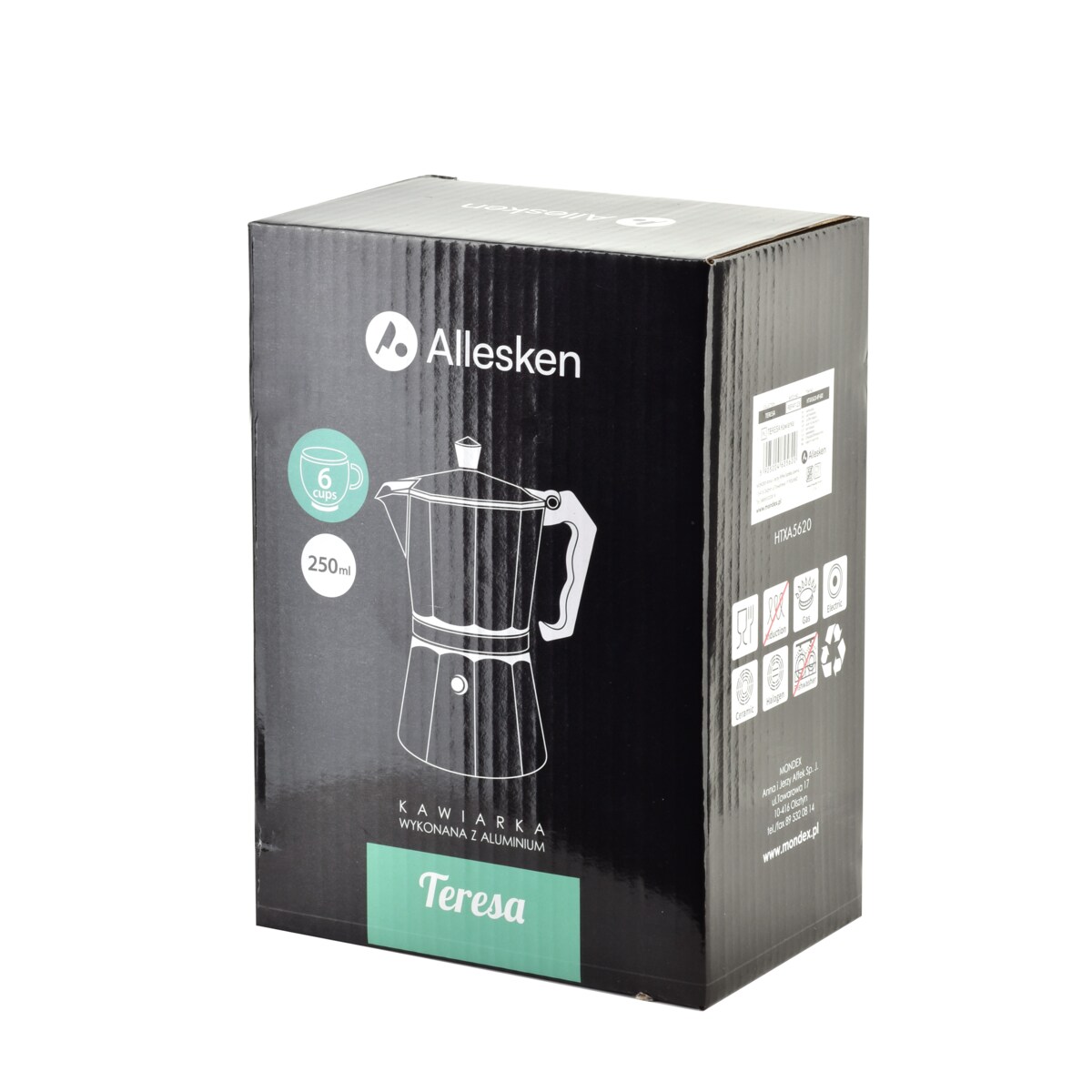 TERESA Kawiarka 250ml 16x9xh19cm Allesken