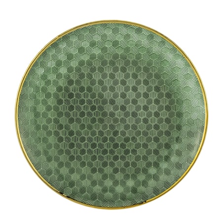 Podstawka dekoracyjna pod talerz, Ø 33x3 cm PULVINAR-2 zielona