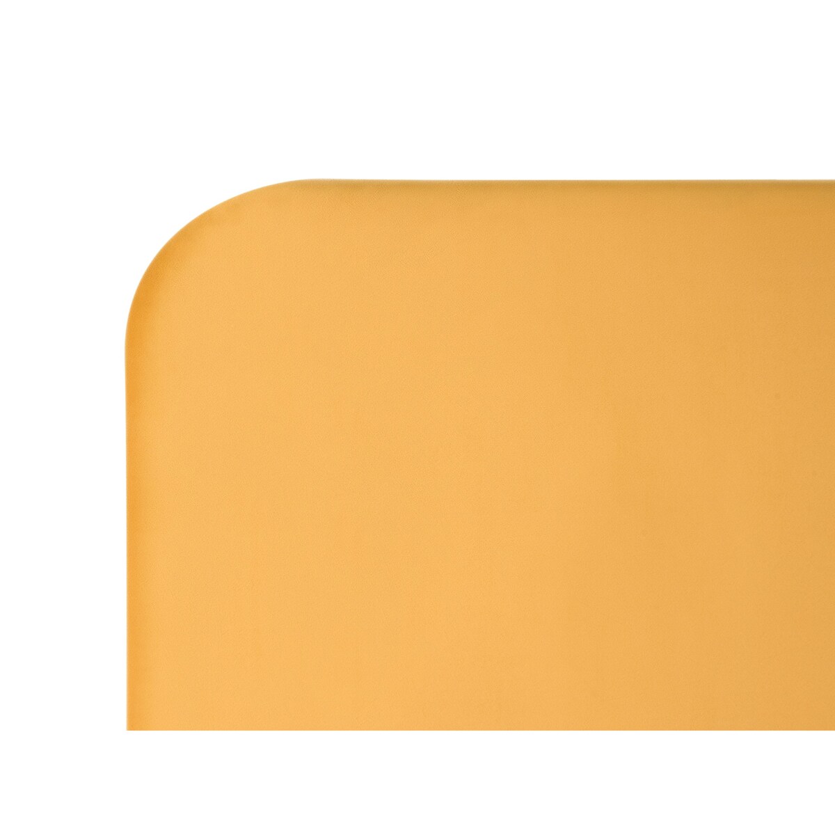 Łóżko Welur FLAYAT 120 x 200 cm Żółty
