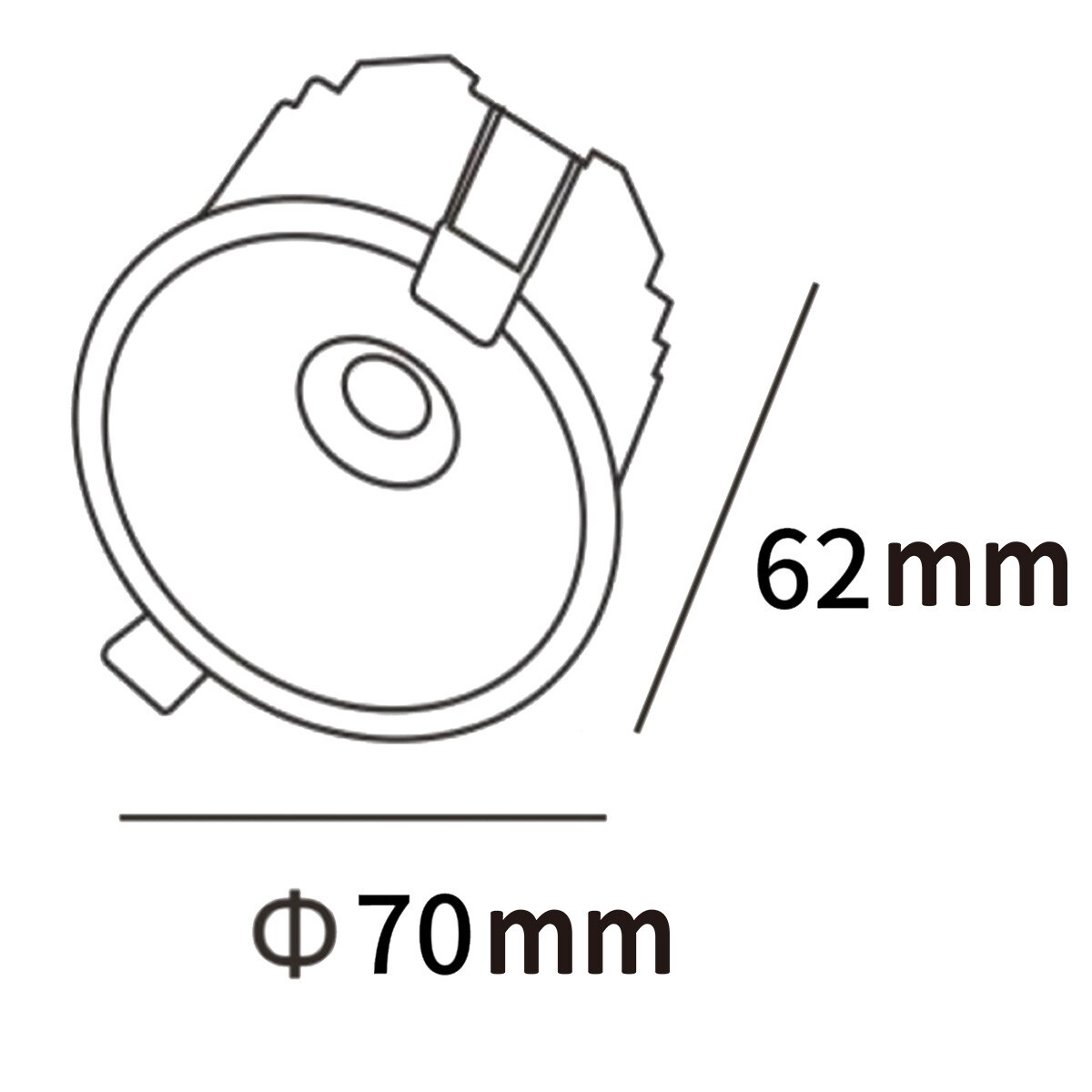 Oprawa podtynkowa Light Prestige Zyra biały LED CCT 3000K/4000K/6000K (regulowana) 1 szt.