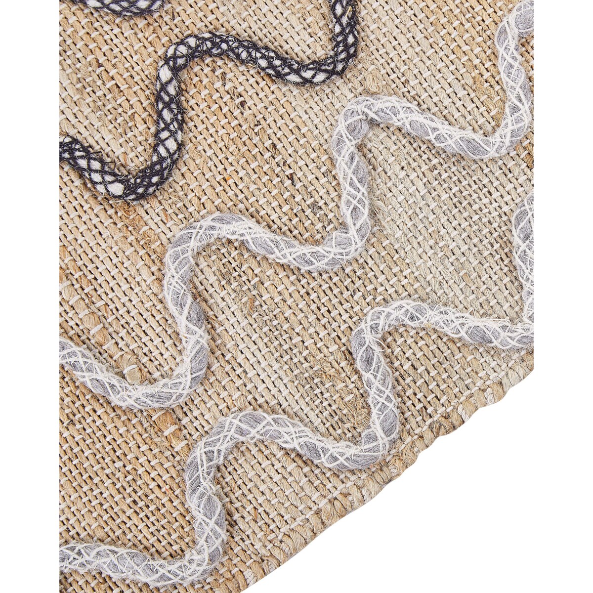 Dywan jutowy 160 x 230 cm beżowy SOGUT