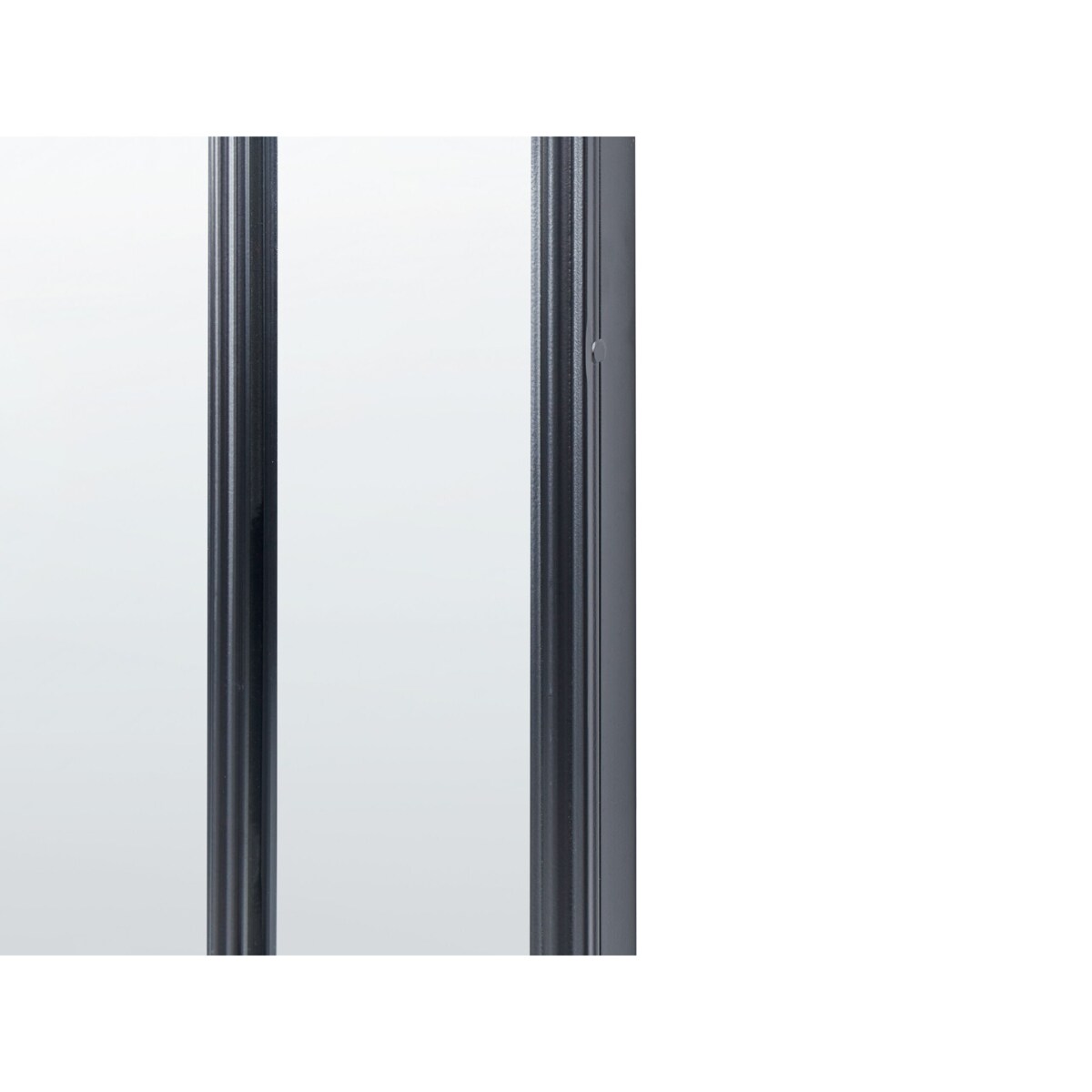 Lustro ścienne CROSSES 60 cm 170 cm Metal Czarny