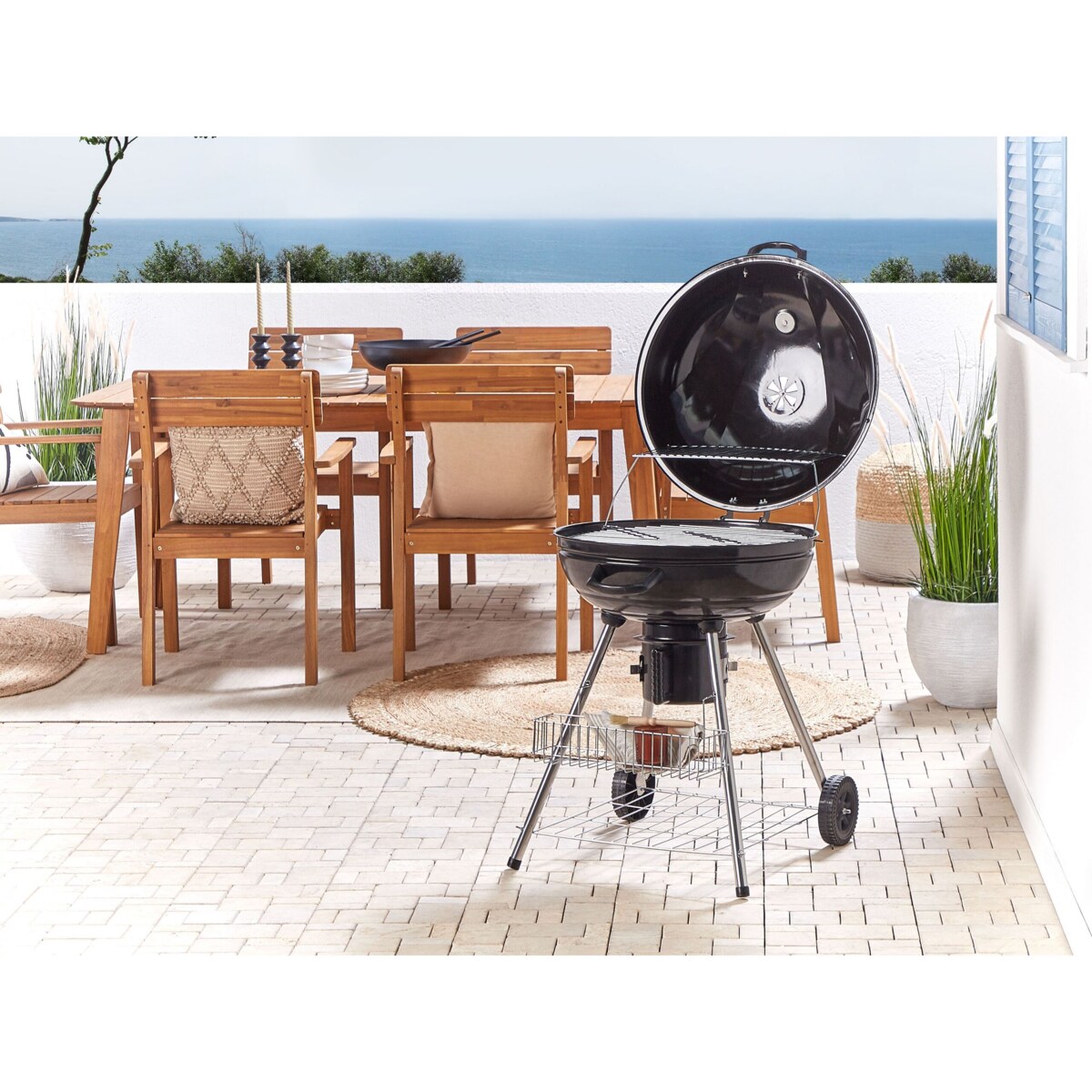 Grill węglowy MARAPI Metal Czarny