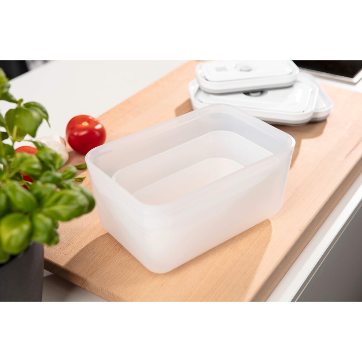 Plastikowy pojemnik Zwilling Fresh & Save - 2.3 ltr, Szary