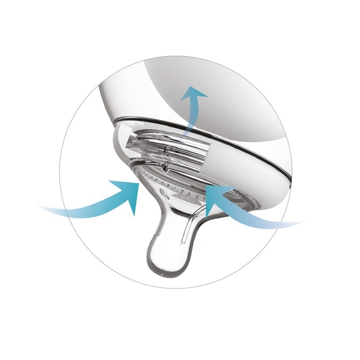 Smoczek silikonowy na butelkę Nanobebe - wolny przepływ - 2 szt.