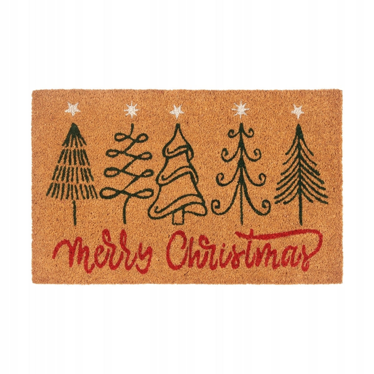 Gruba wycieraczka świąteczna 40x70cm MERRY CHRISTMAS, mata wejściowa