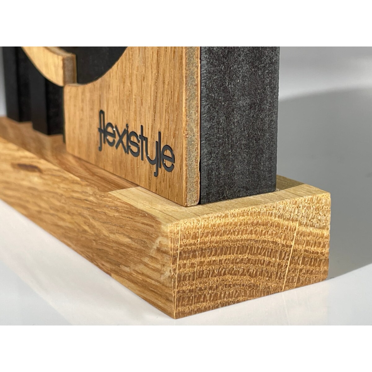 Zegar stojący czarny drewniany Black Oak