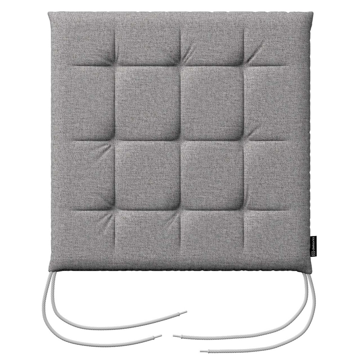 Poduszka na krzesło Karol, szary, 40 x 40 x 3,5 cm, Edinburgh