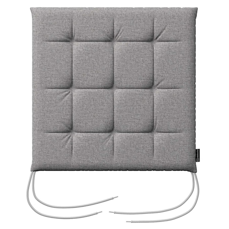 Poduszka na krzesło Karol, szary, 40 x 40 x 3,5 cm, Edinburgh