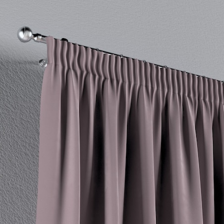 Zasłona na taśmie marszczącej 1 szt. 130x260 zgaszony róż