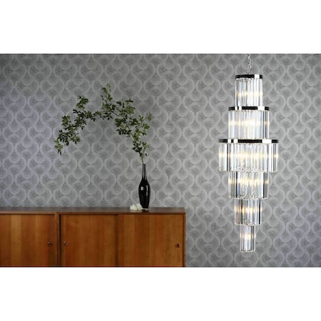 Żyrandol z kryształkami Angel ANG3308 Dar Lighting przezroczysta chrom