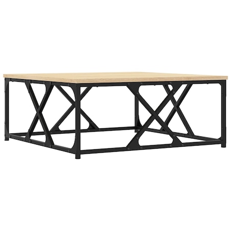 vidaXL Stolik kawowy, dąb sonoma, 70x70x30 cm, materiał drewnopochodny