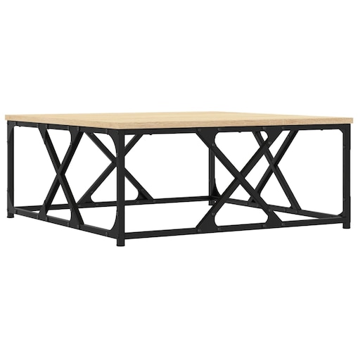vidaXL Stolik kawowy, dąb sonoma, 70x70x30 cm, materiał drewnopochodny