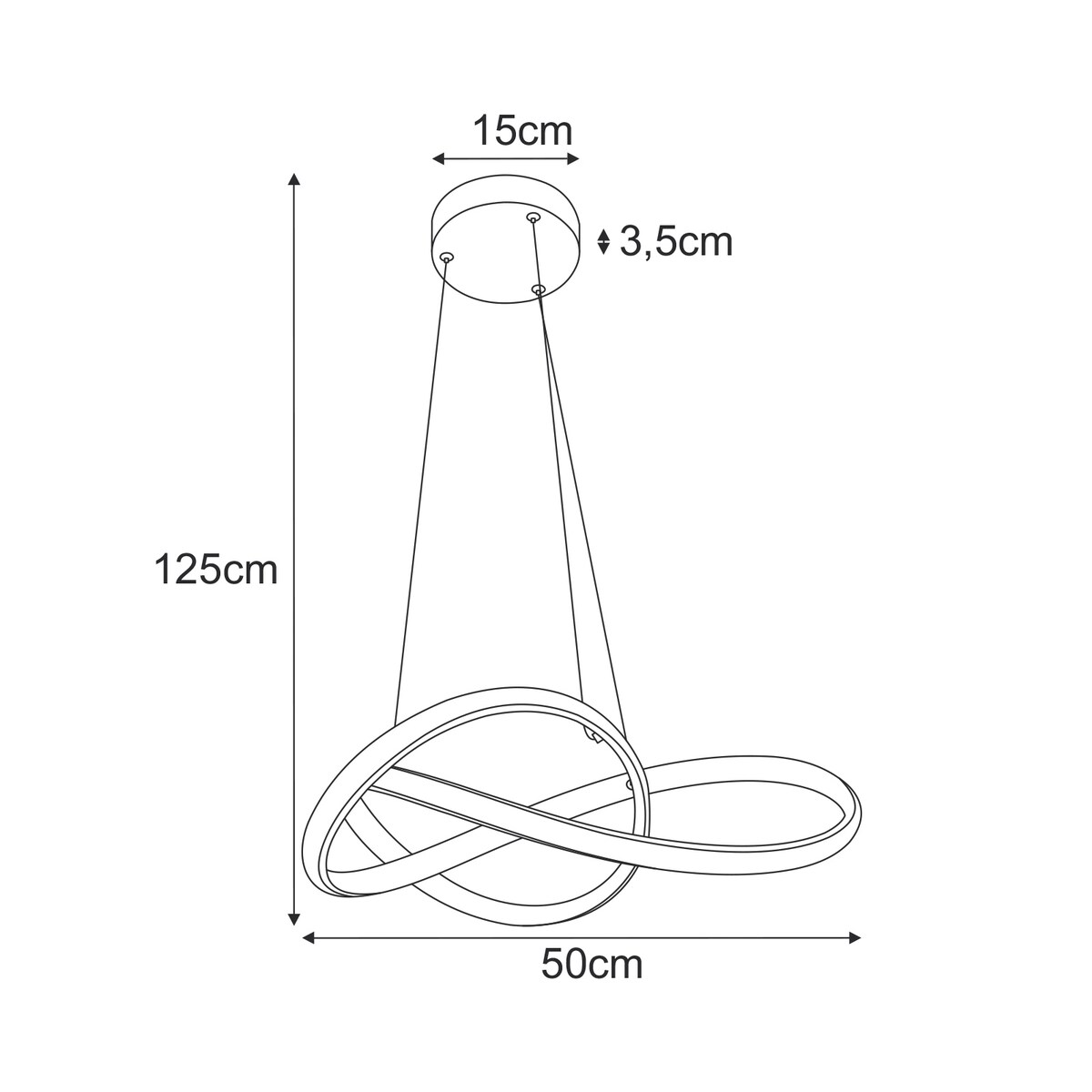 Lampa wisząca K-8237 z serii FONDI