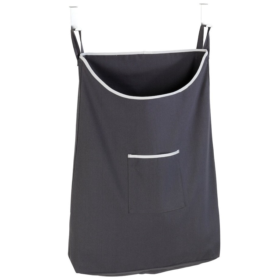 Torba na pranie, ubrania CANGURO GREY, zawieszana na drzwi, WENKO