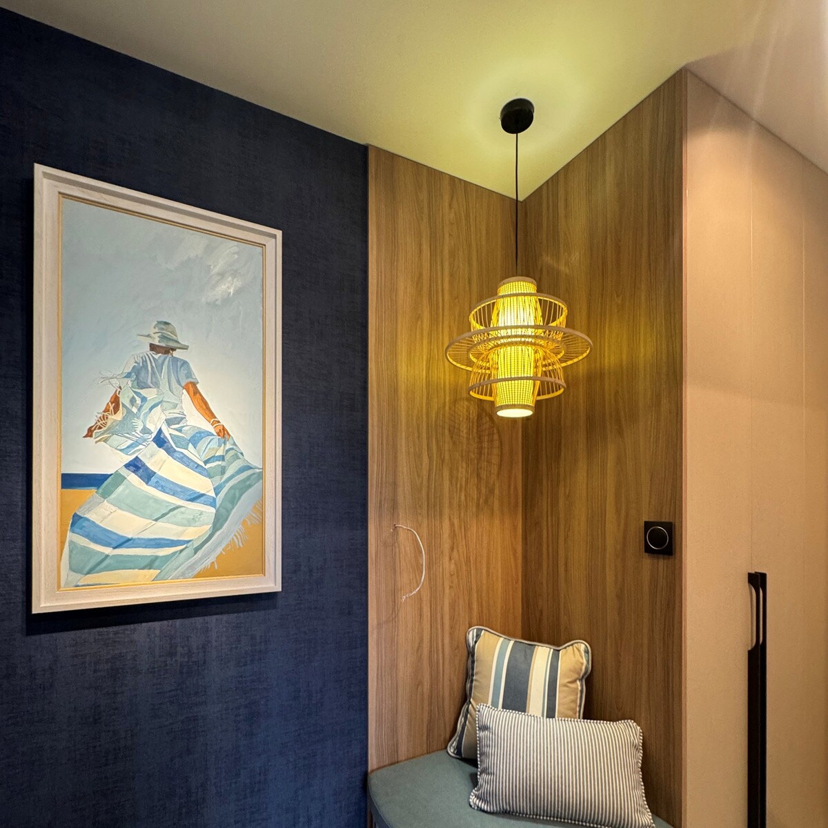 Lampa wisząca Light Prestige Astra drewno 1 x E27 1 szt.