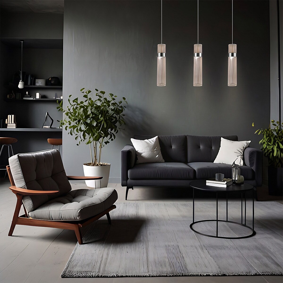 Lampa sufitowa wisząca Light Prestige Ambiente transparentny LED CCT 3000K/4000K/6000K (regulowana) 1 szt.