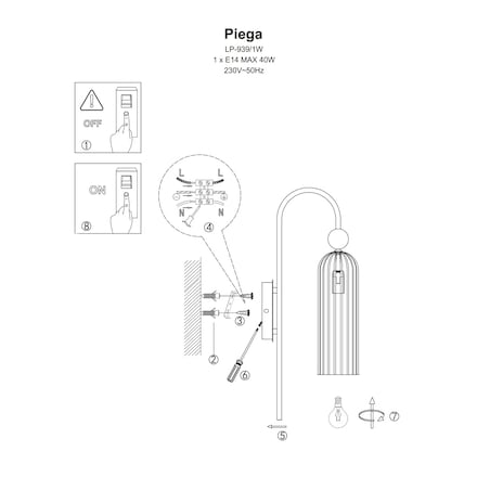 Wisząca lampa Piega LP-939/1P smoked podłużny dymiony zwis nad wyspę kuchenną