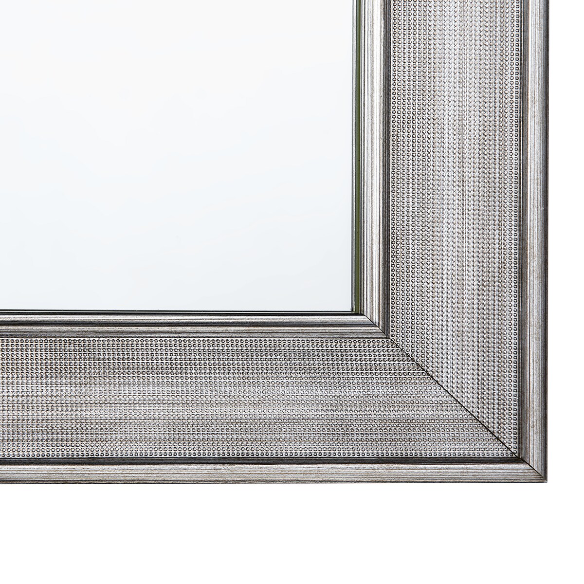 Lustro ścienne BUBRY 50 cm 130 cm Srebrny