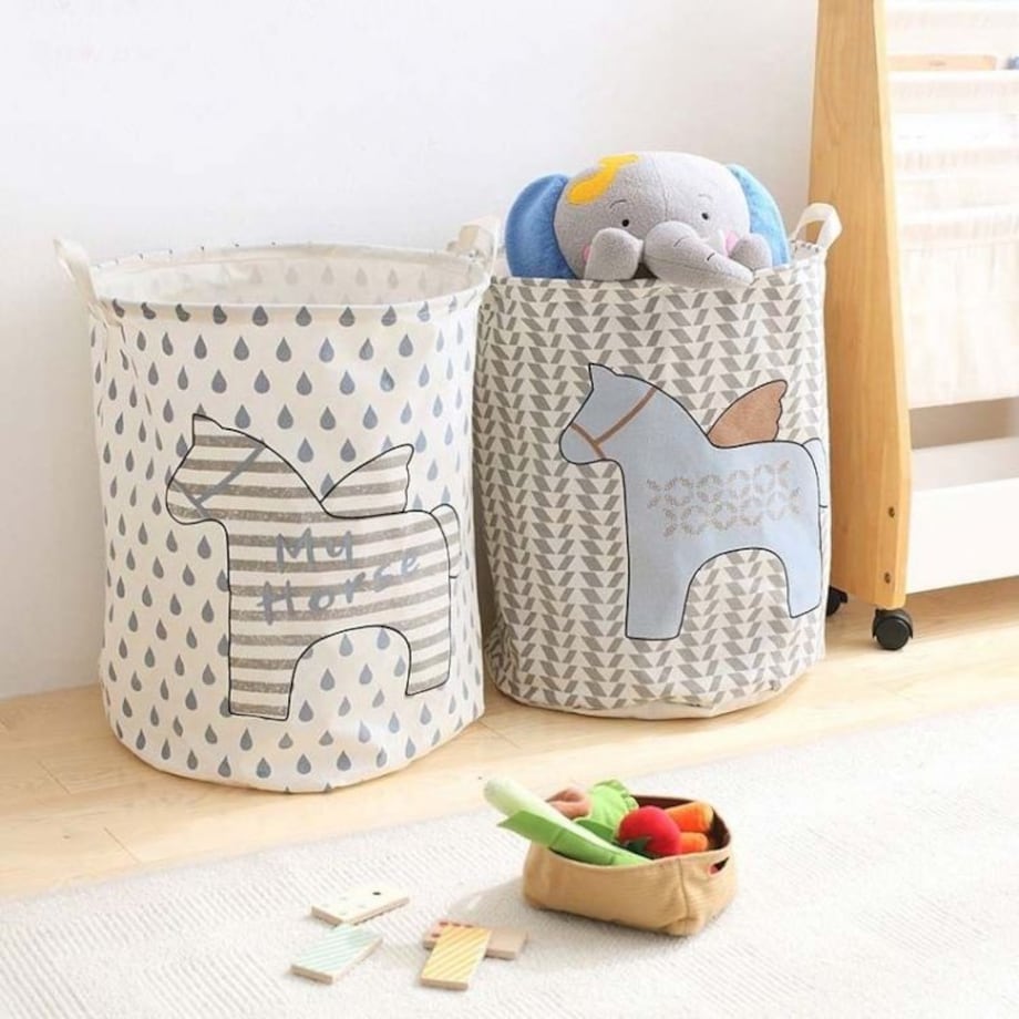 Pojemnik na zabawki kosz, worek na pranie PEGAZ OR2WZ21