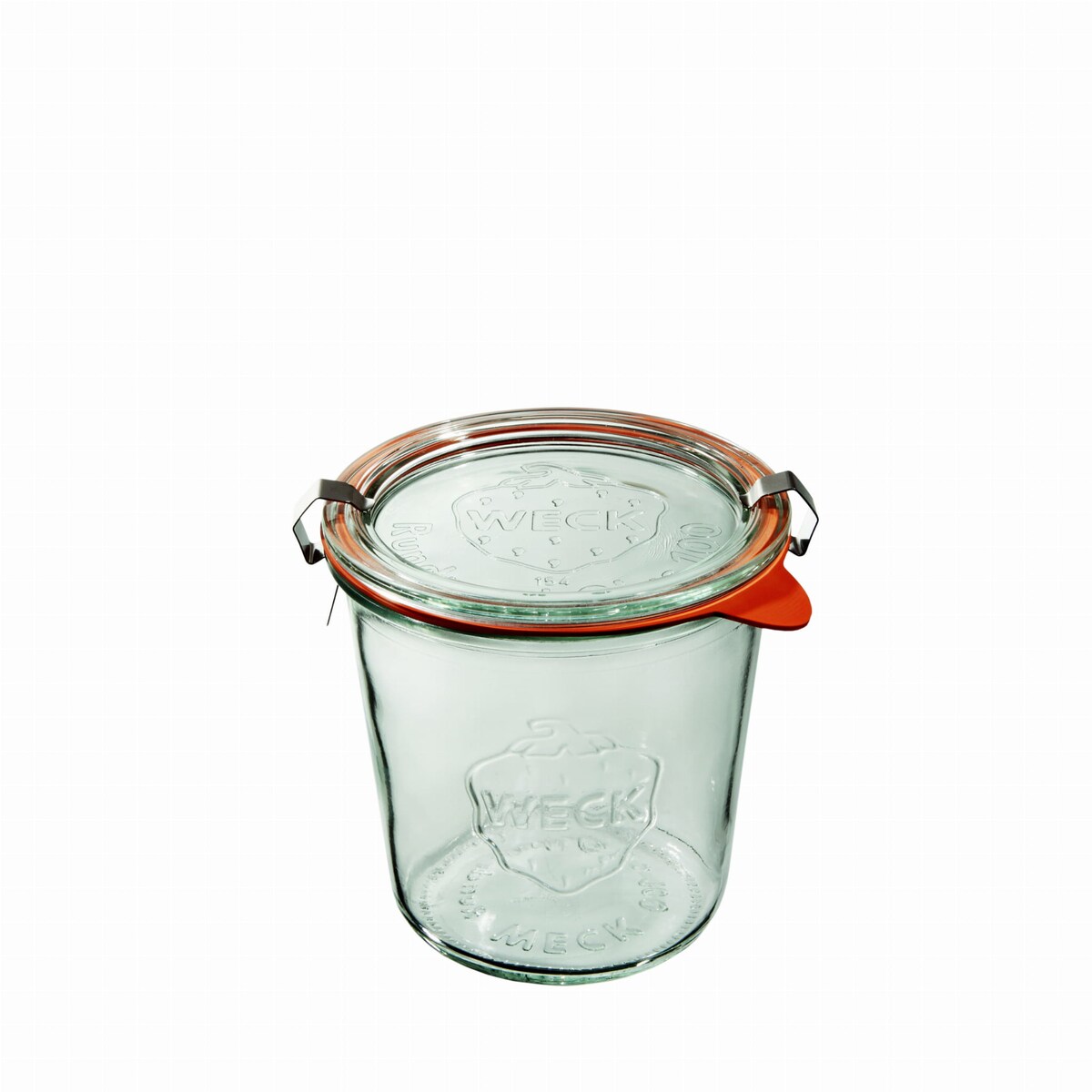 Słoik mold 580 ml z Pokrywą, Uszczelką i Zapinkami 6 szt Weck