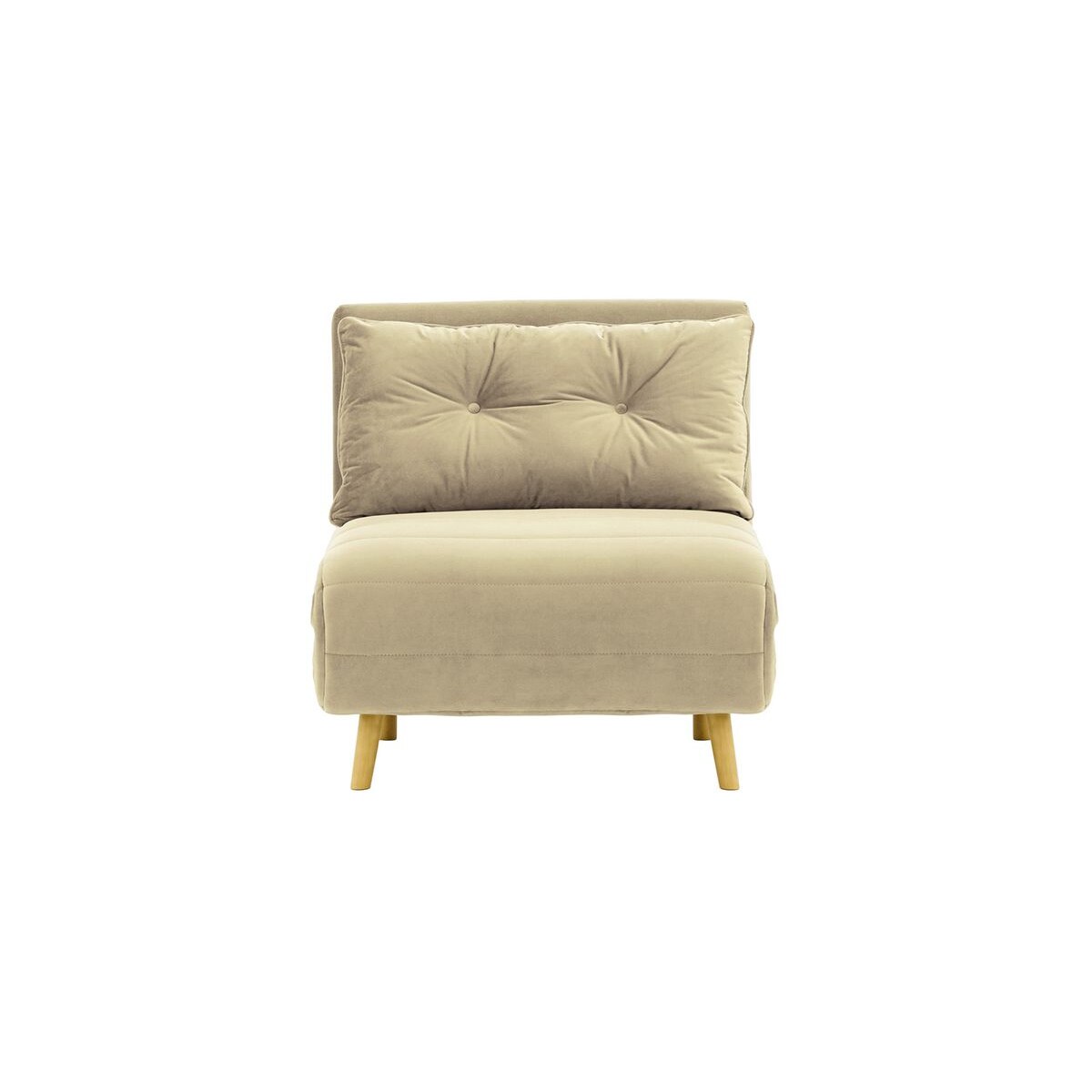 Fotel rozkładany Flic 77 cm-Velluto 3-like oak