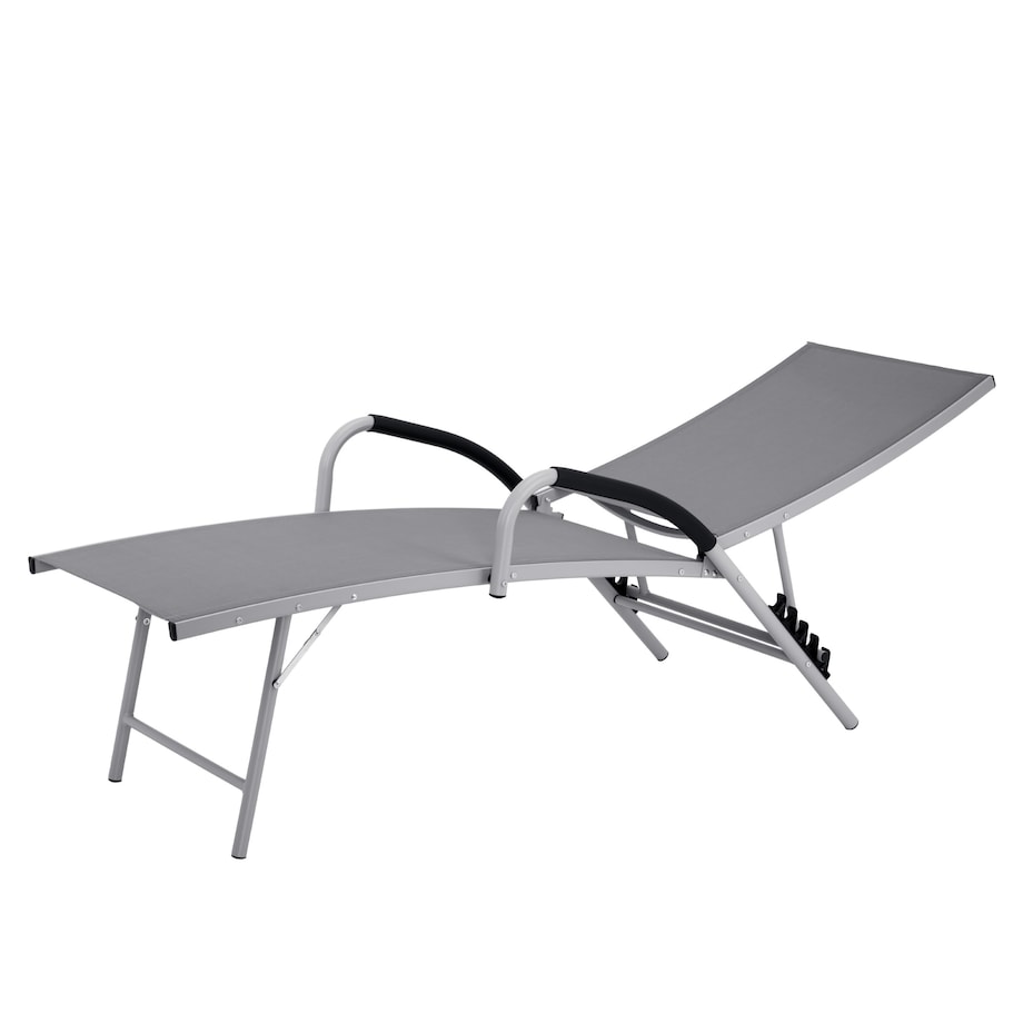 Leżanka aluminiowa SKŁADANA ogrodowa regulowana