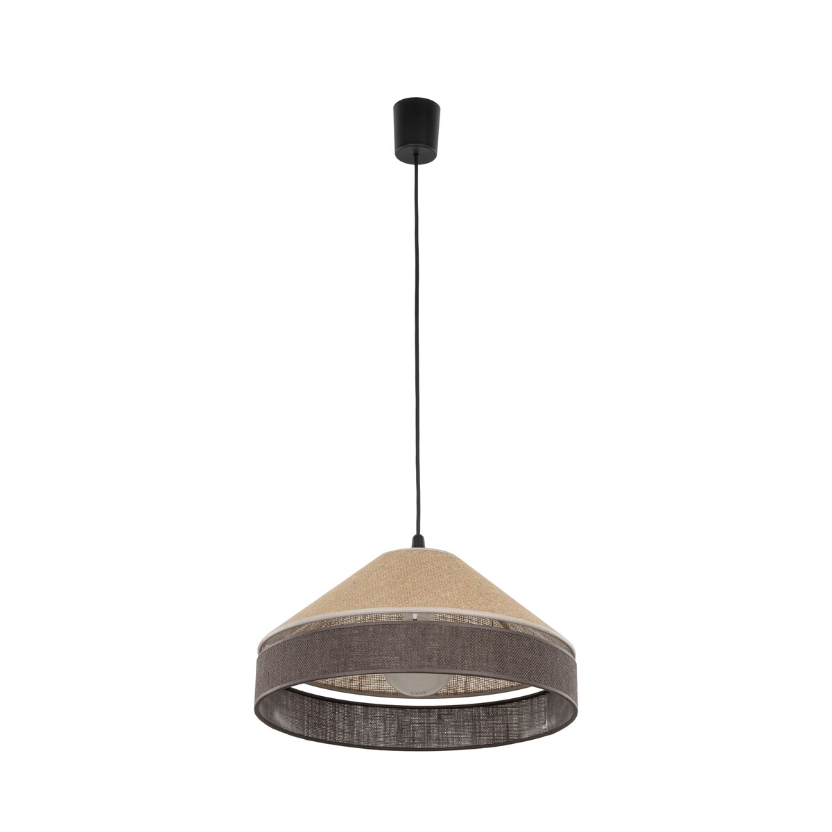 Eliss Black Juta Lampa Wiszaca 1Xe27
