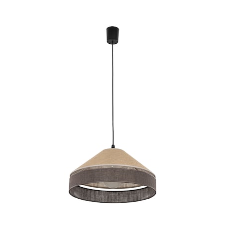Eliss Black Juta Lampa Wiszaca 1Xe27