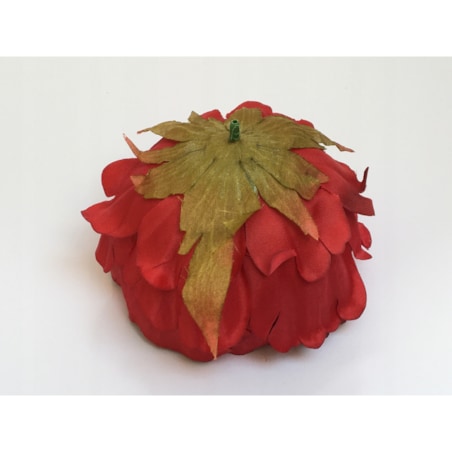 SZTUCZNA PIWONIA CZERWONA główka kwiat na stroik