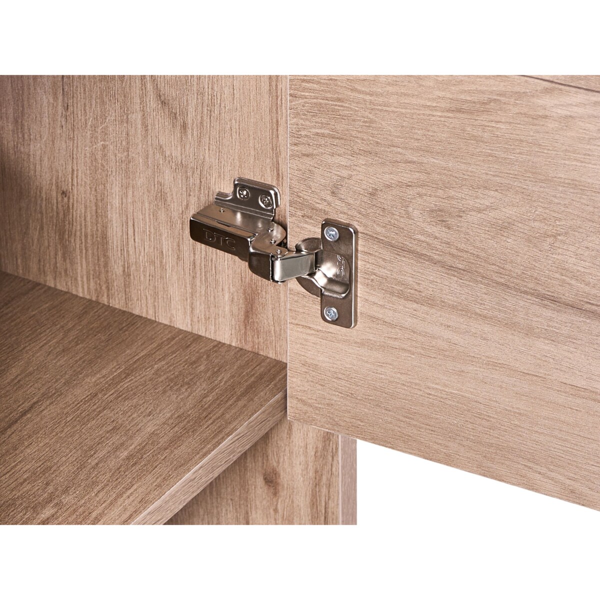 Szafka łazienkowa wisząca z umywalką UMAYO 120 cm Jasnobrązowy