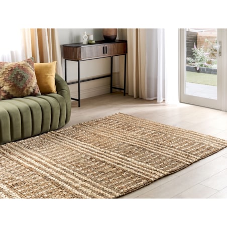 Dywan z juty 160 x 230 cm beżowy KAMBERLI