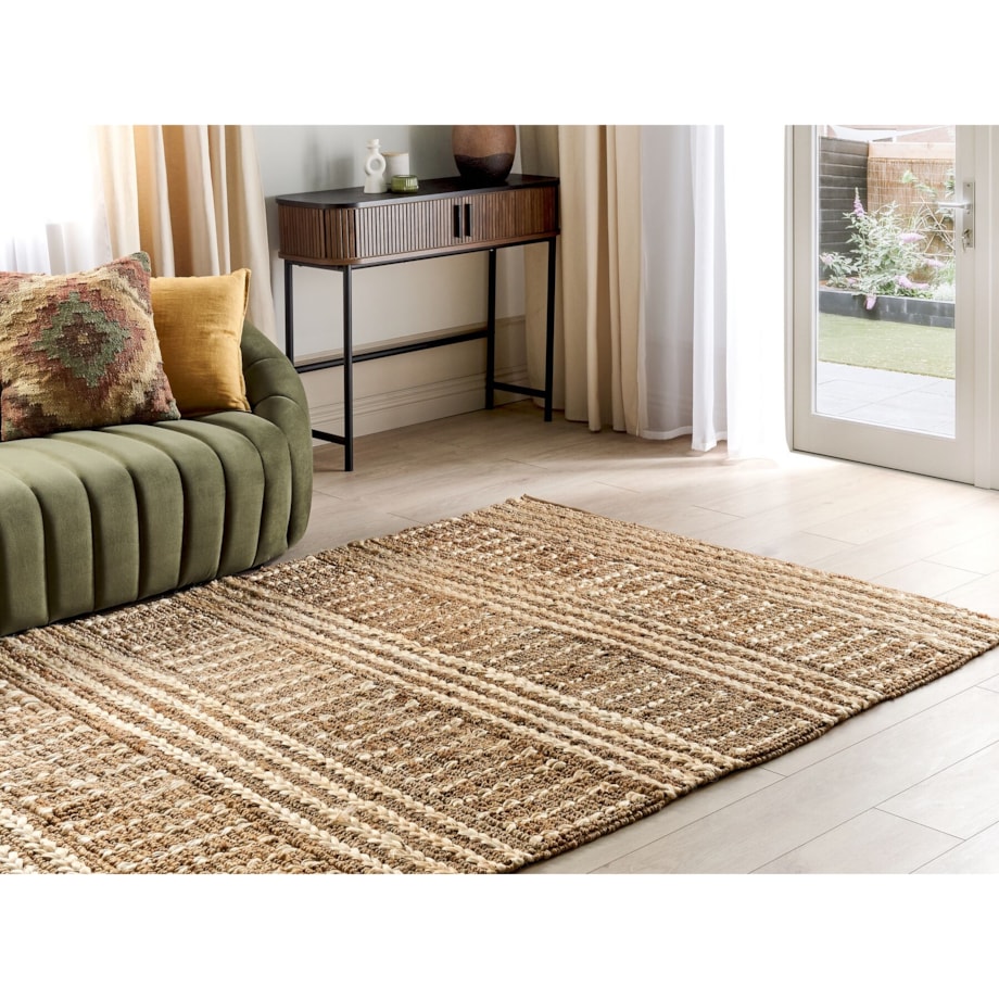 Dywan z juty 160 x 230 cm beżowy KAMBERLI