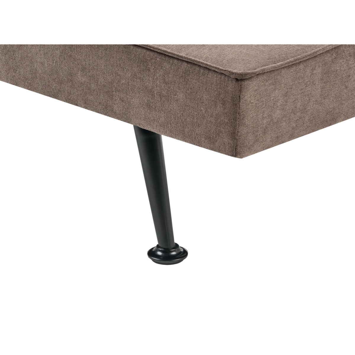 Sofa rozkładana HASLE Brązowy Tkanina