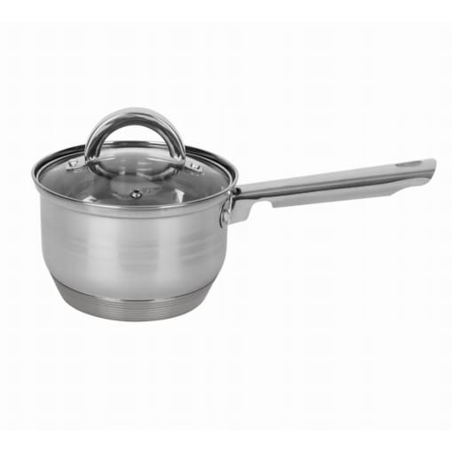 Rondelek garnek stalowy 16cm 1.5 l grube dno gaz indukcja gaz ROSSNER