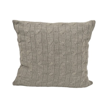 Poszewka dzianinowa na poduszkę 45x45 cm – VERONA TAUPE