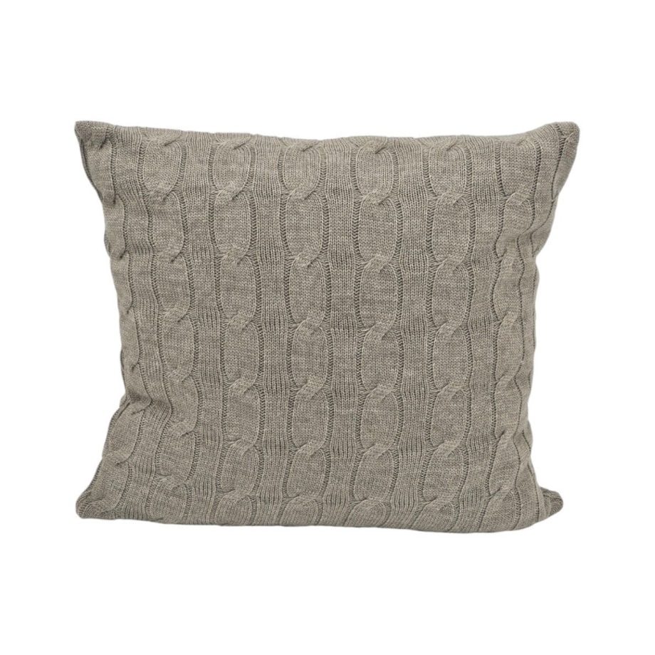 Poszewka dzianinowa na poduszkę 45x45 cm – VERONA TAUPE