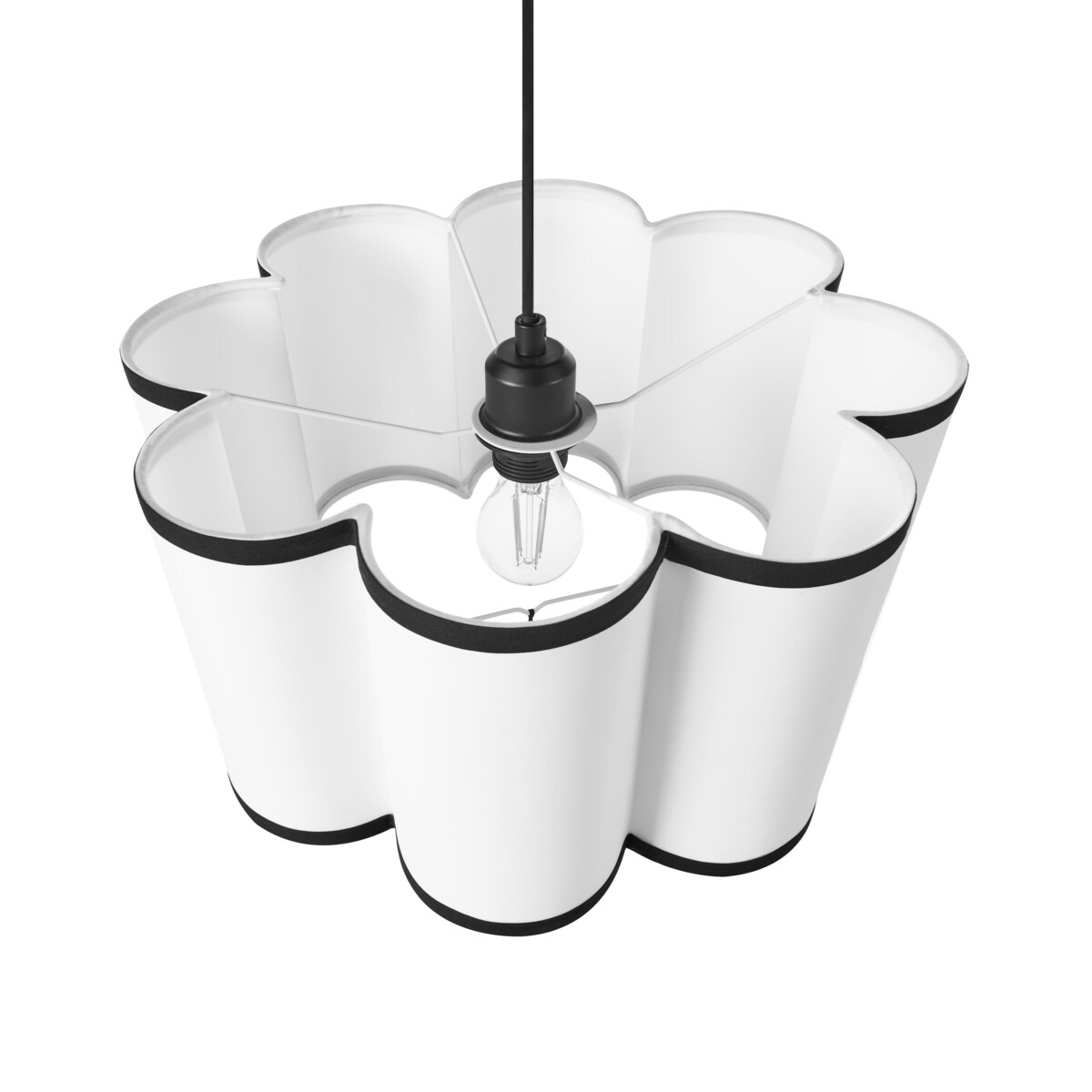 Lampa wisząca PALAMAR Materiał syntetyczny Biały