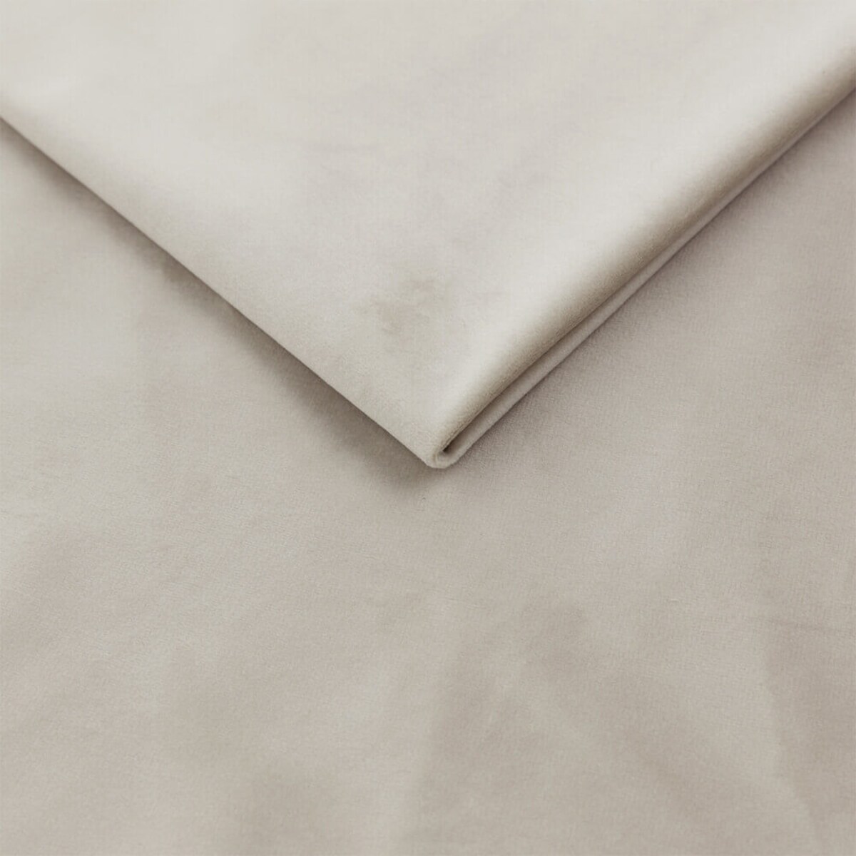 Łóżko kontynentalne PLATINE 140x200 z pojemnikiem, Jasny Beż, tkanina Magic Velvet 2201