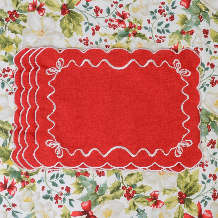 Bieżnik świąteczny Very Holly Christmas – 50 × 220 cm