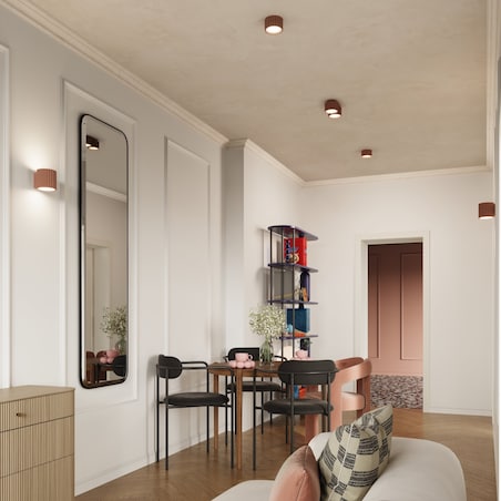 Plafon AURA 1 mocca Gx53