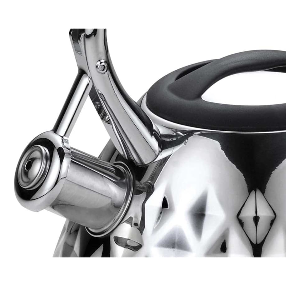 Czajnik stalowy z gwizdkiem na gaz indukcję srebrny Diamond KLAUSBERG 3.0L