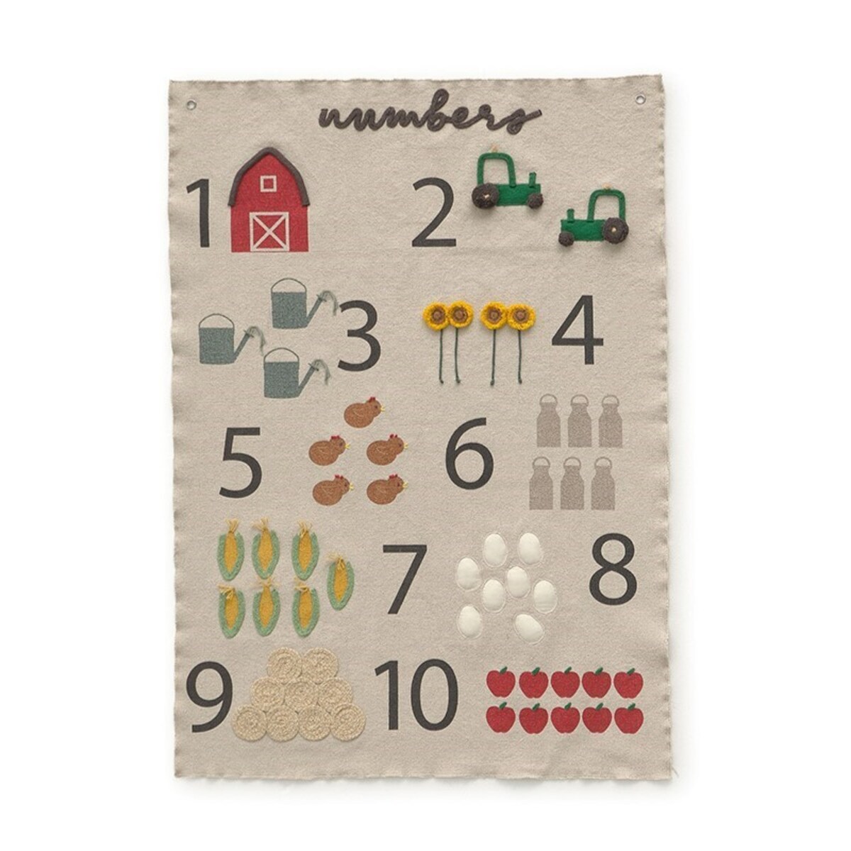 Lorena Canals - Dekoracja ścienna Cyfry, Farm