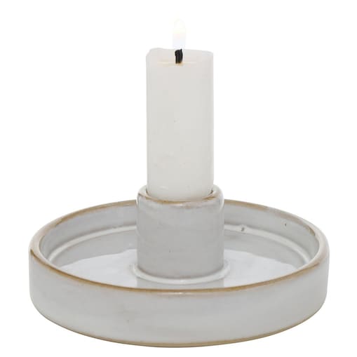 Okrągły świecznik porcelanowy MARIMA, 4 cm