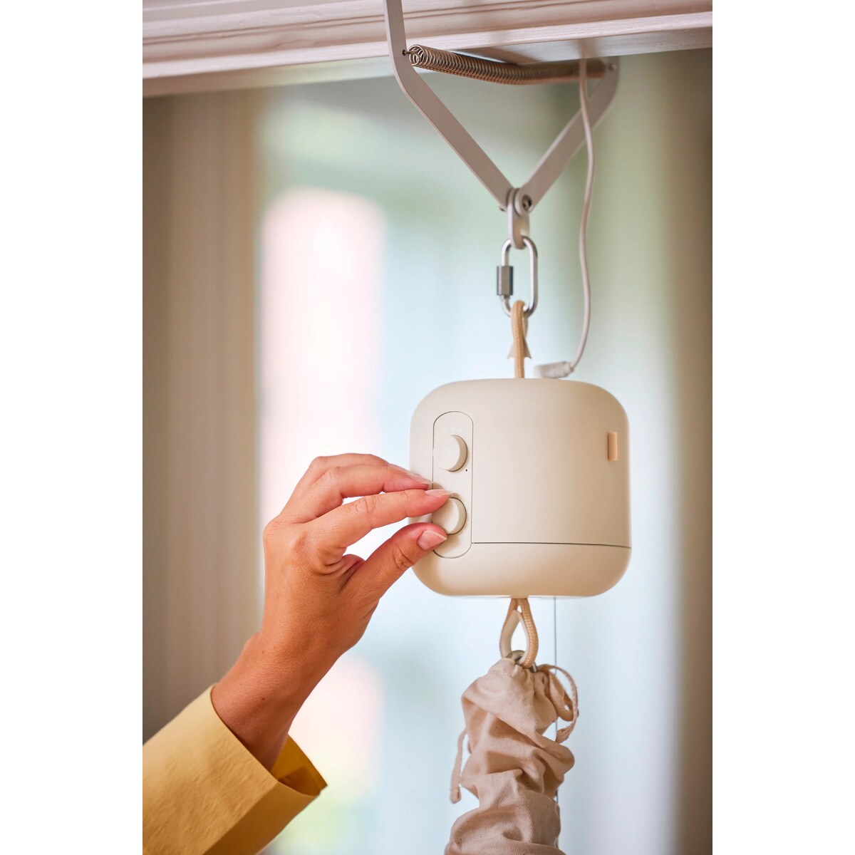 Silnik kołyskowy nowej generacji LeeLo02 - beżowy